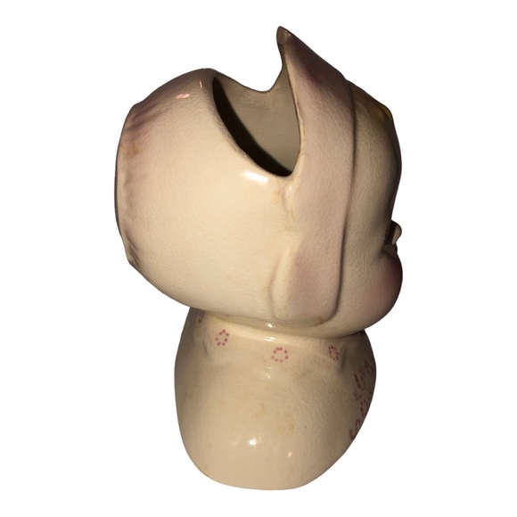 Vintage Circa 1940-1950 Horton Ceramics Baby Girl Planter Vase - Picture 4 of 6